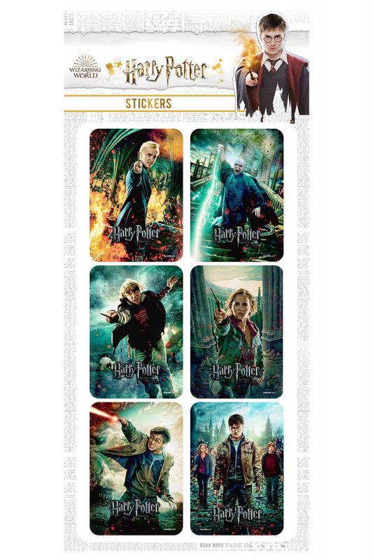 Sticker 3’lü Set Harry Potter Lisanslı Etiket Özel Tasarım