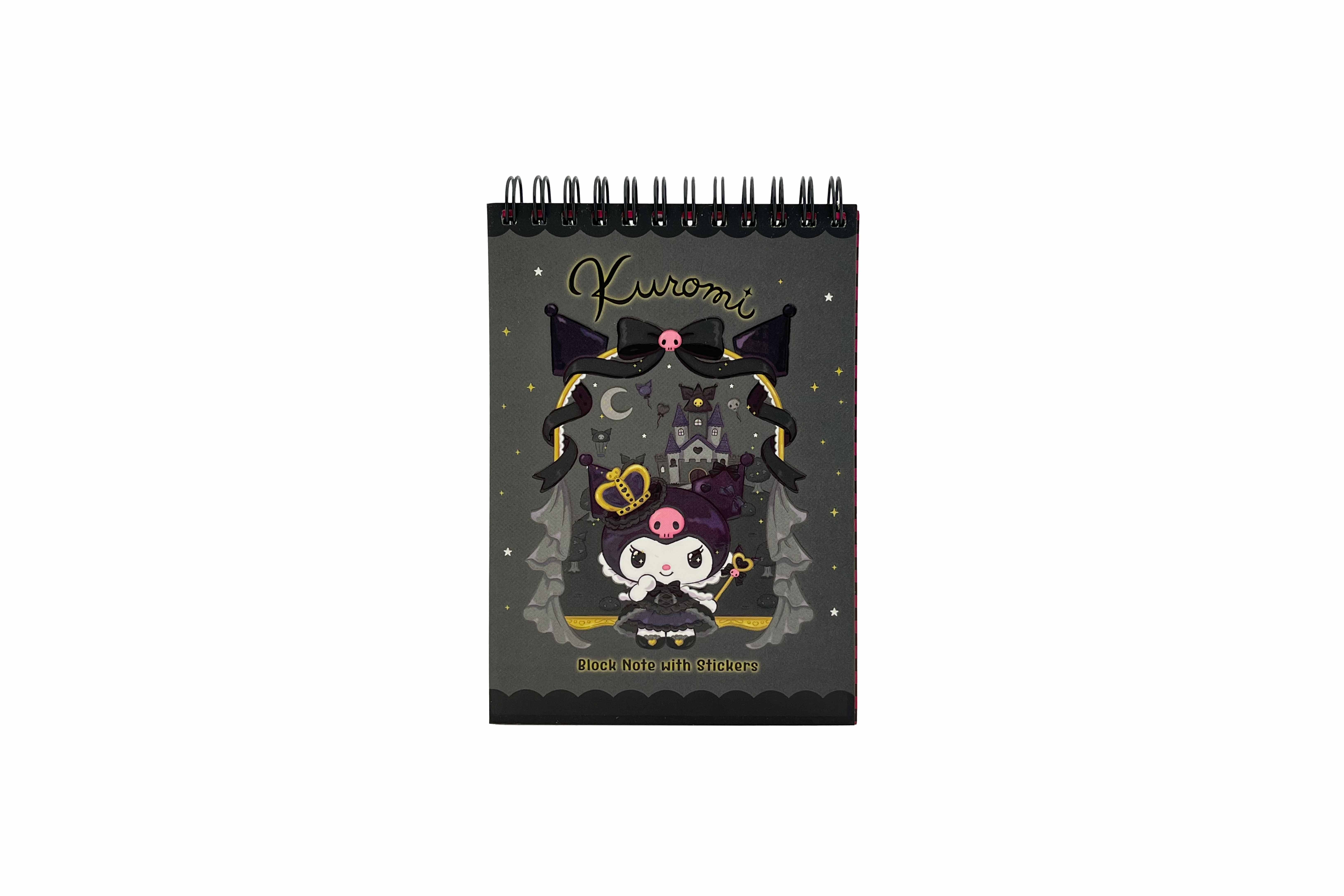 Kuromi Bloknot ve Sticker Seti