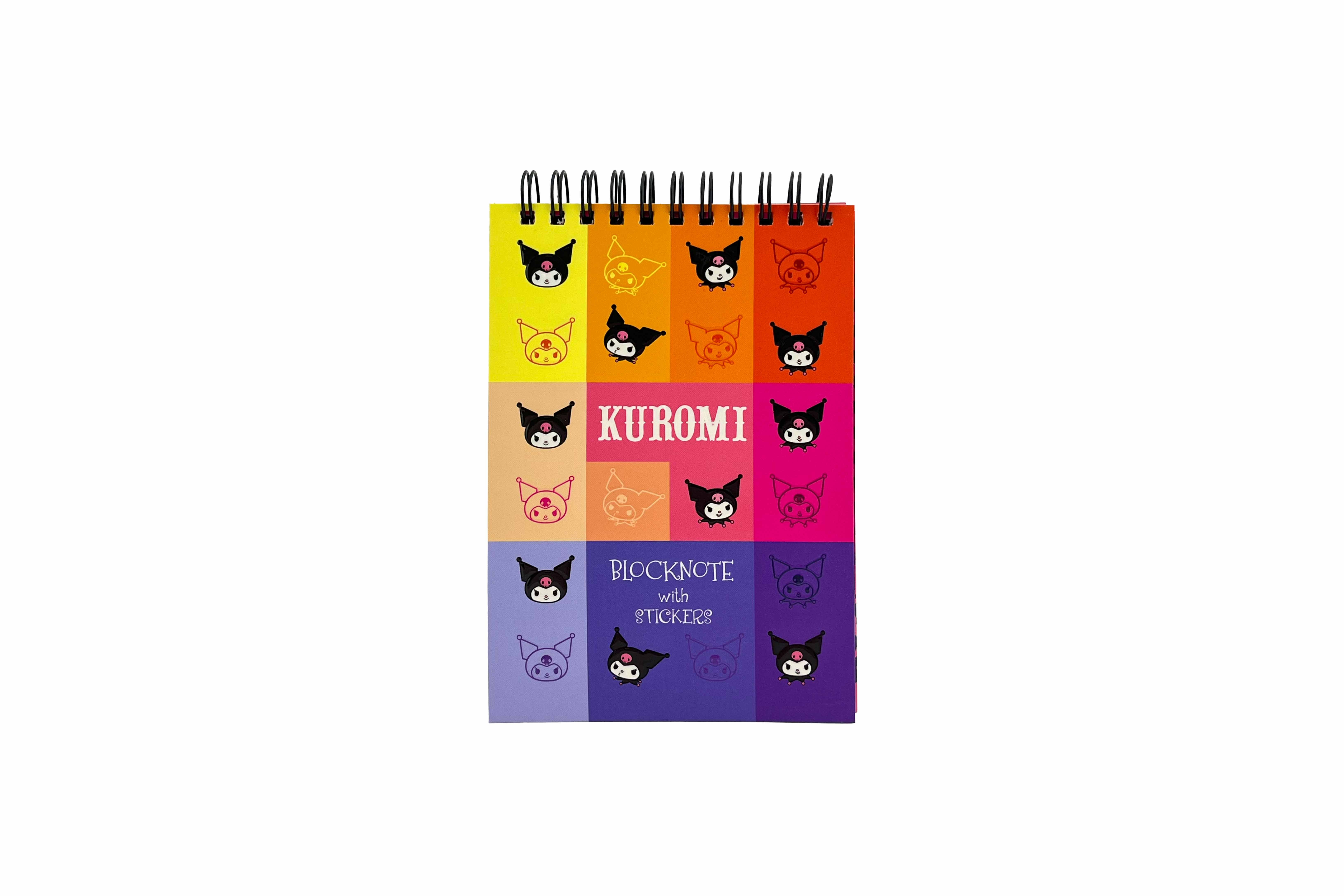 Kuromi Bloknot ve Sticker Seti