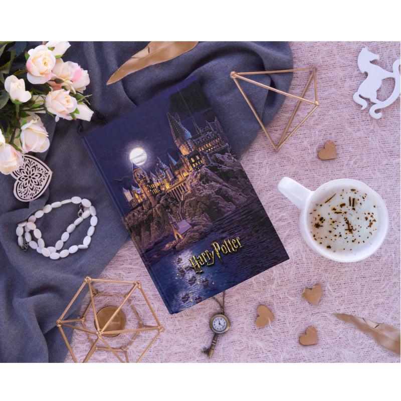 Kitap Görünümlü Dekoratif Kutu 18x26,8 cm Harry Potter Hogwarts Binası Lisanslı