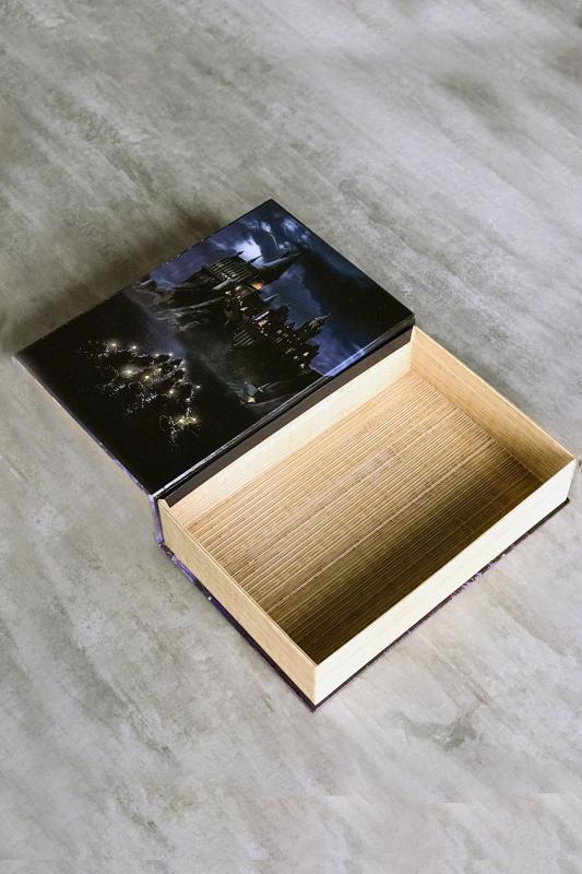 Kitap Görünümlü Dekoratif Kutu 18x26,8 cm Harry Potter Hogwarts Binası Lisanslı
