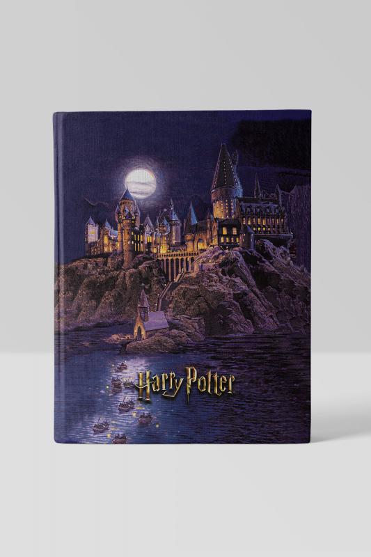 Kitap Görünümlü Dekoratif Kutu 14x21,5 cm cm Harry Potter Hogwarts Binası Lisanslı