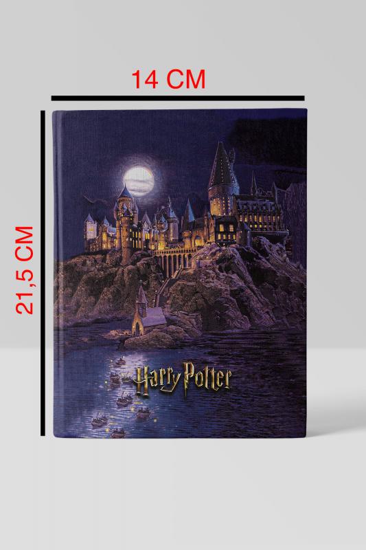 Kitap Görünümlü Dekoratif Kutu 14x21,5 cm cm Harry Potter Hogwarts Binası Lisanslı