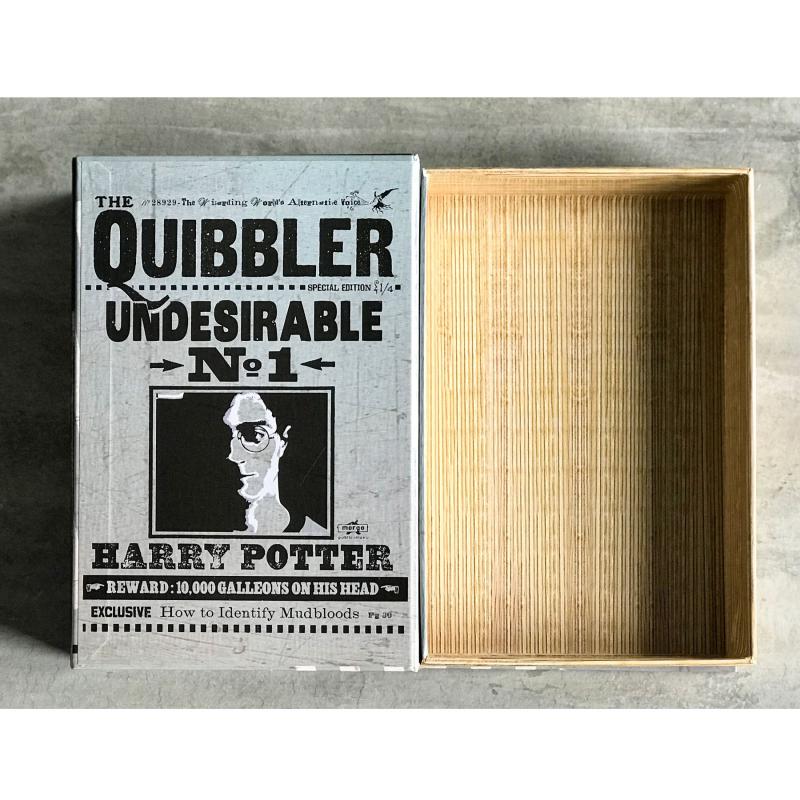 Kitap Görünümlü Dekoratif Kutu 14x21,5 cm cm Harry Potter Quibbler Lisanslı