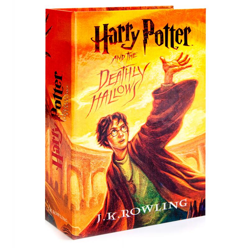 Kitap Görünümlü Kilitlenebilir Gizli Kasa Harry Potter  Deathly Hallows Ölüm Yadigarları Lisanslı 