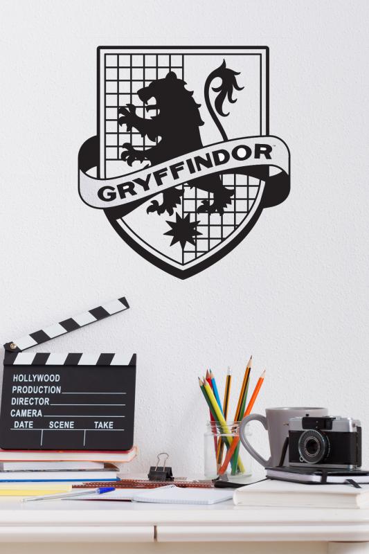 Duvar Sticker Harry Potter Gryffindor Lisanslı 30x30 cm 