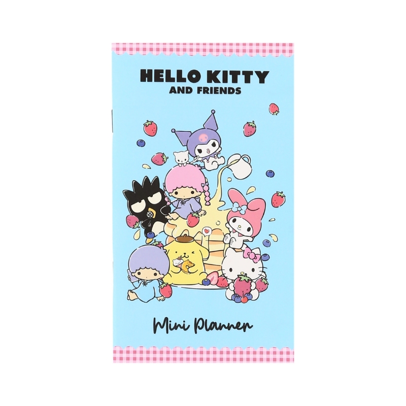 Hello Kitty ve Arkadaşları Mini Planlayıcı - Mavi Tasarım