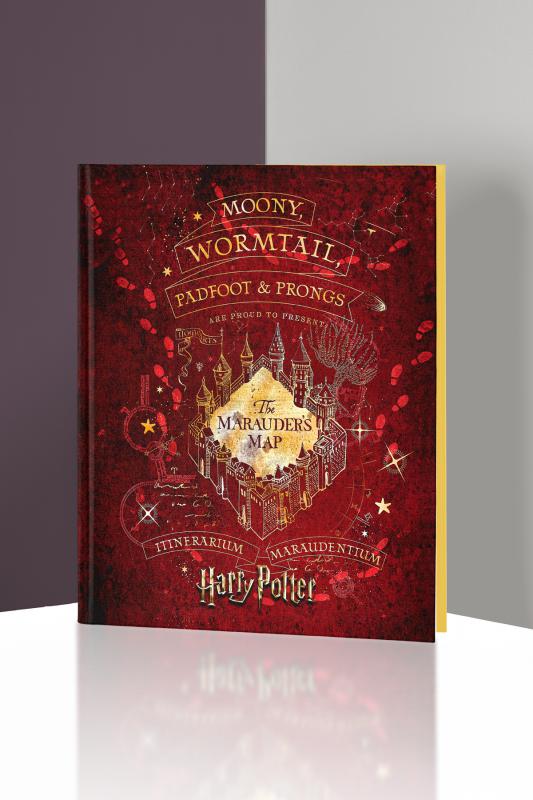 Kitap Görünümlü Dekoratif Kutu 3’lü Set Harry Potter Çapulcu Haritası Lisanslı