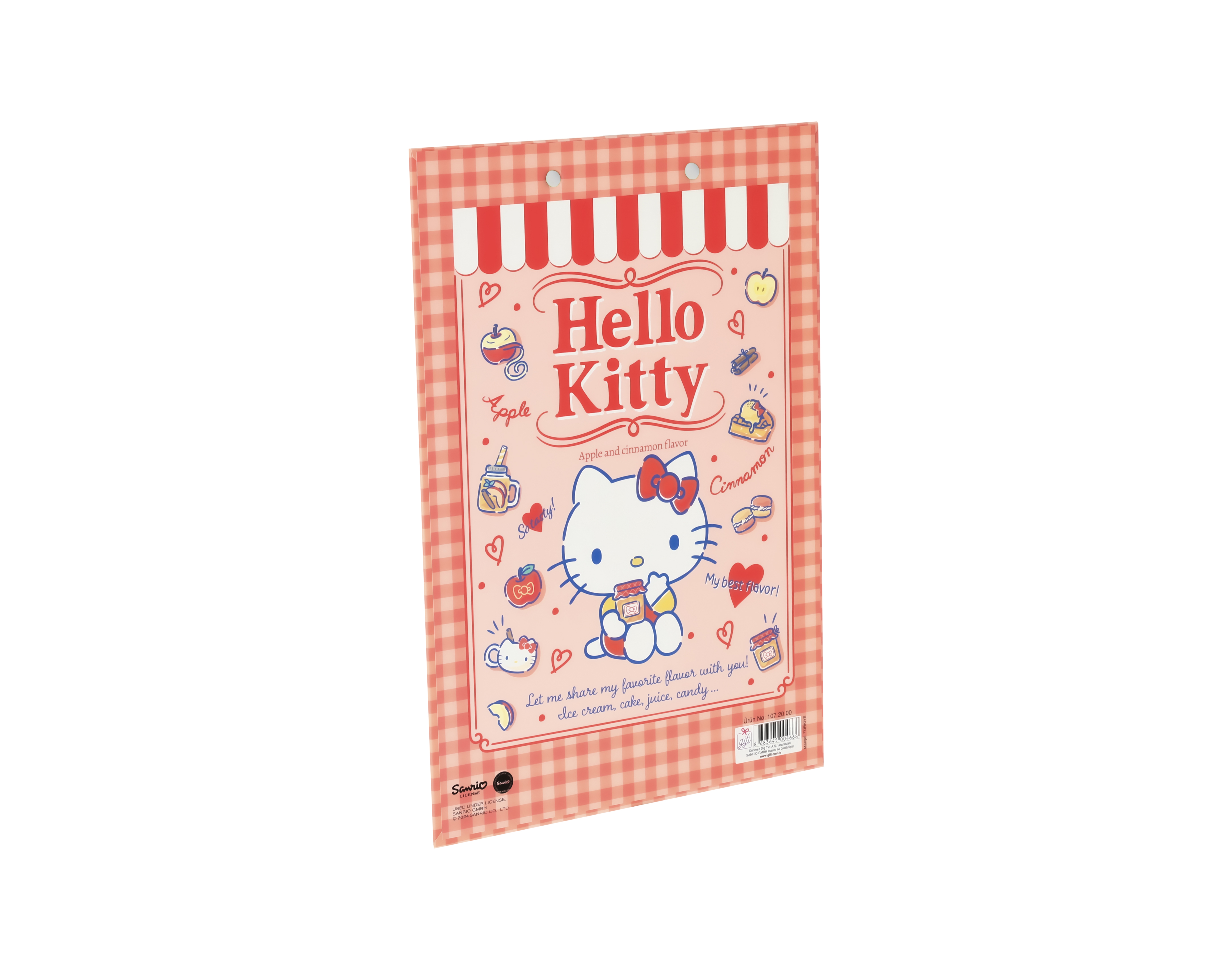 Hello Kitty Desenli Sekreterlik - Mor Kuromi