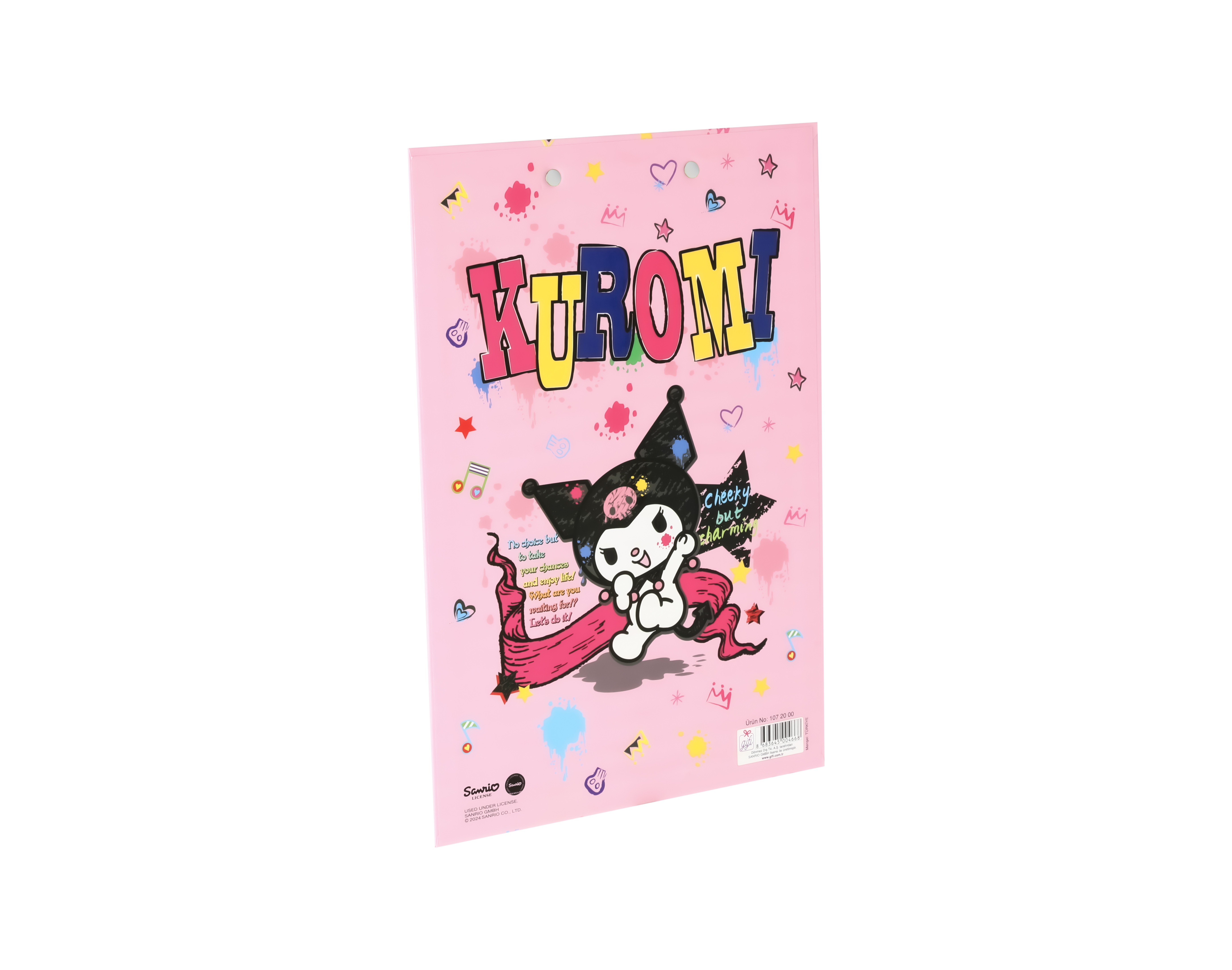 Hello Kitty Desenli Sekreterlik - Pembe Kuromi