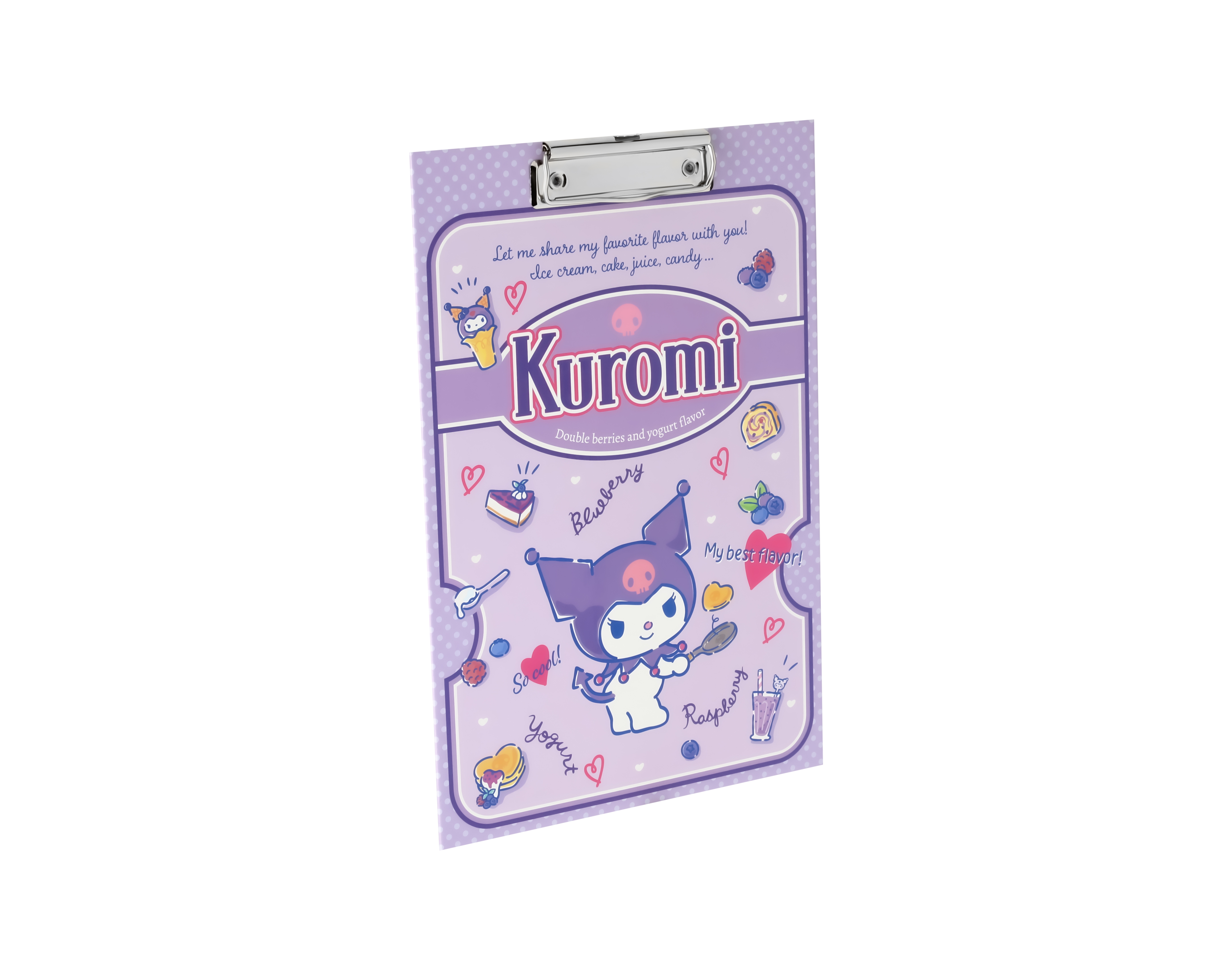 Hello Kitty Desenli Sekreterlik - Mor Kuromi