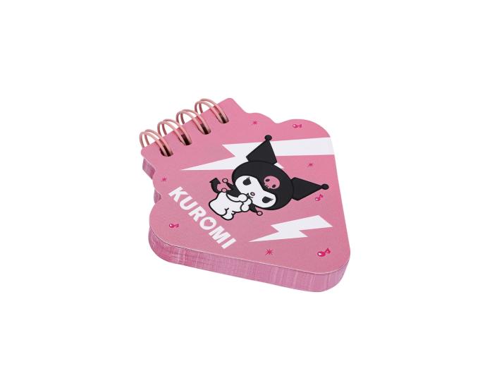 Kuromı Temalı  Spiralli Özel Kesim Mini Bloknot