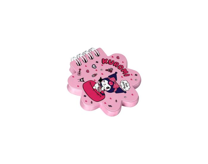 Kuromı Temalı  Spiralli Özel Kesim Mini Bloknot