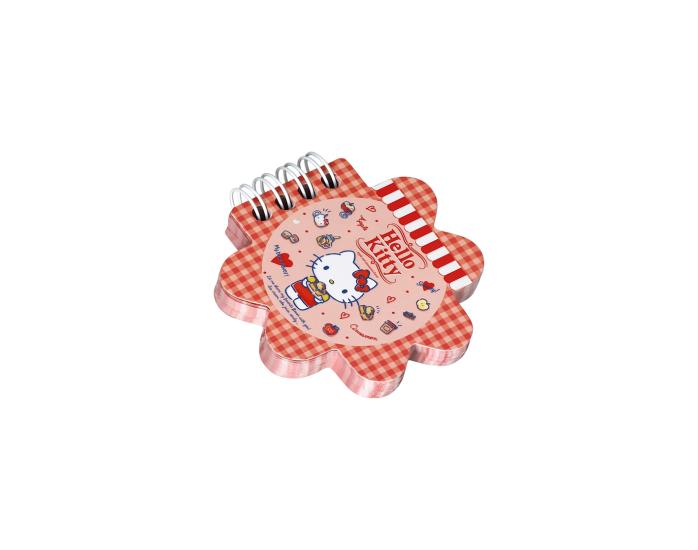 Hello Kitty Temalı Spiralli Özel Kesim Bloknot