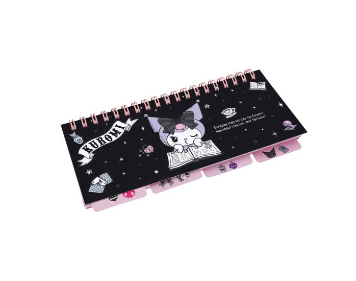 Kuromi Temalı Fihristli Spiral Bloknot