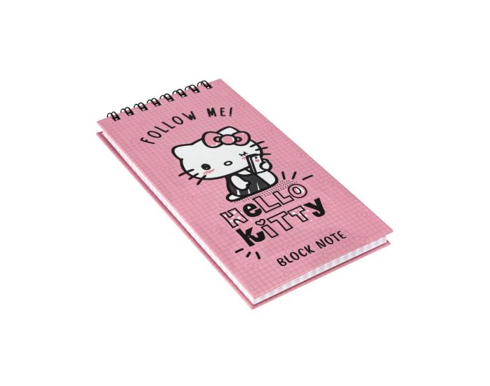 Hello Kıtty Temalı Spiralli Sert Kapaklı Bloknot