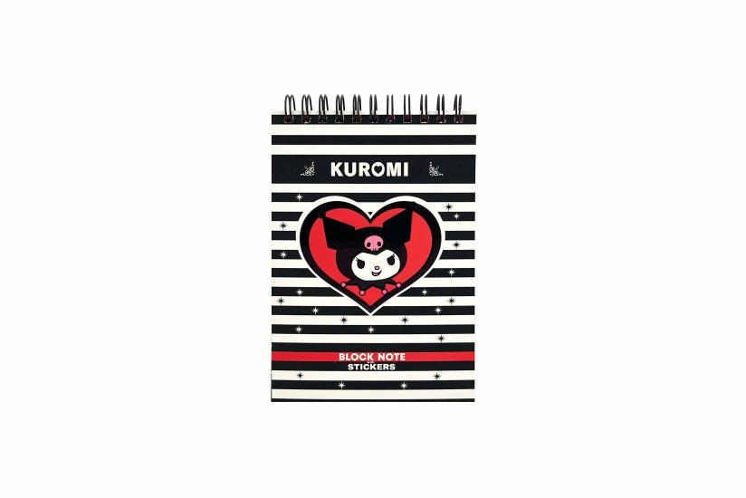 Kuromi Bloknot ve Sticker Seti