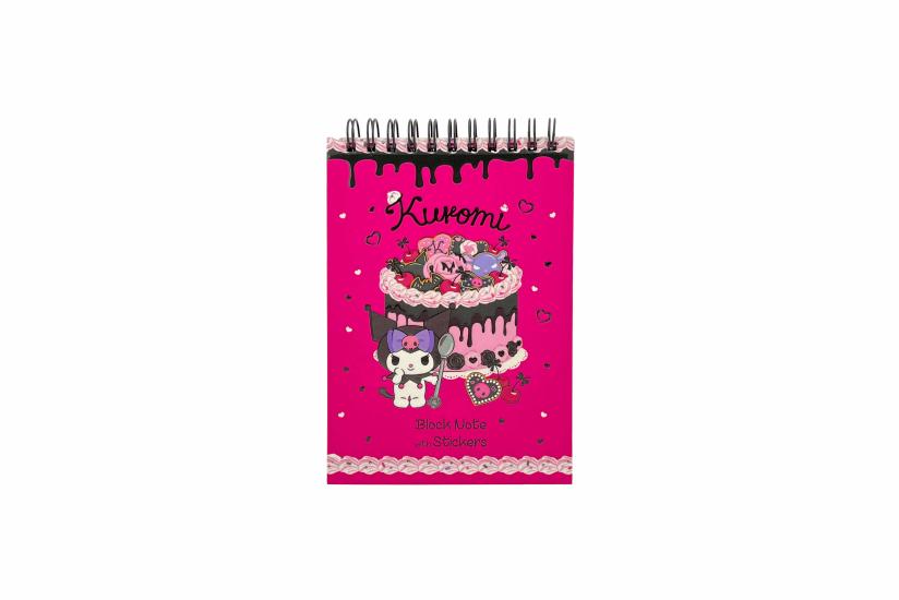 Kuromi Bloknot ve Sticker Seti