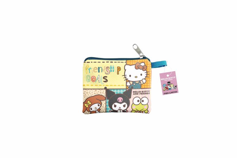 Hello Kitty & Friends Temalı Lisanslı Fermuarlı Cüzdanlar