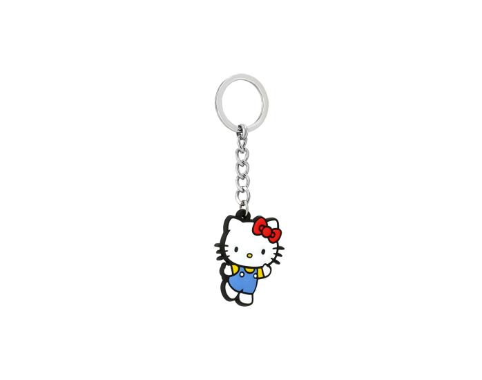 Hello Kitty Temalı Zincirli Silikon Anahtarlık