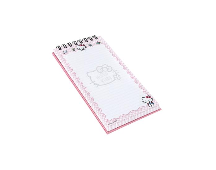 Hello Kıtty Temalı Spiralli Sert Kapaklı Bloknot