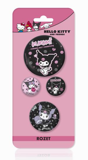 Hello Kitty Karışık Rozet - Kuromi